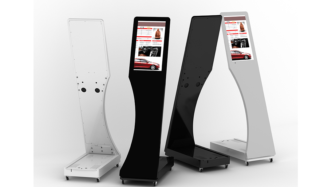mini Display Stelen weiß und schwarz