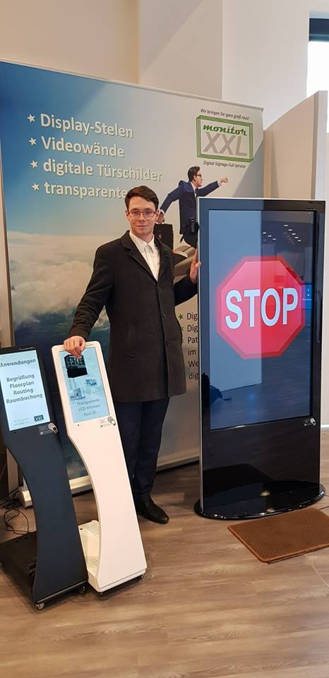 IT-Leistungsschau Miete Display Stele